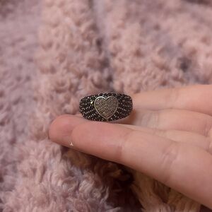 Elegant 925 Silver Heart Ring